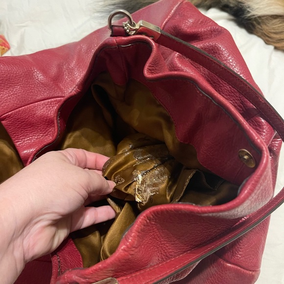 Red coach handbag - Picture 4 of 4